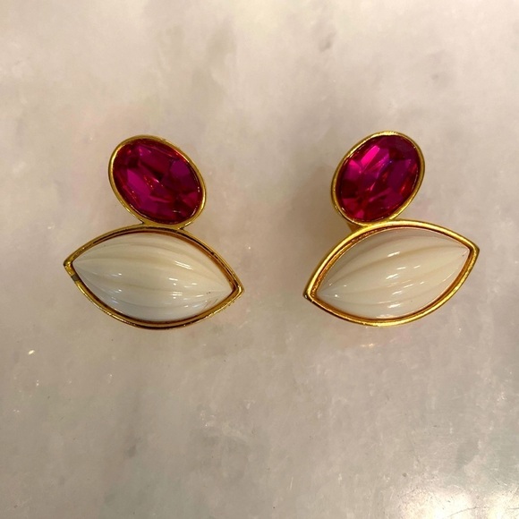 Yves Saint Laurent Jewelry - Vintage YSL Clip-on Earrings